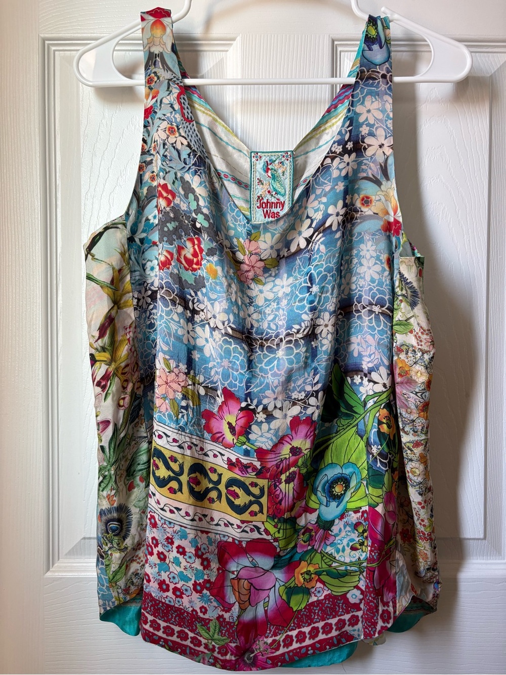 Johnny Was Reversible Mixed-Print Tank - Picture 2 of 4
